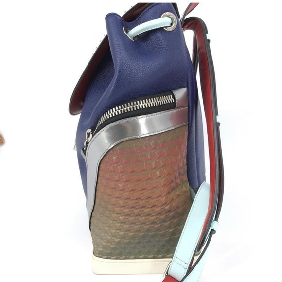 Christian Louboutin Explorafunk Spiked Leather Backpack - Like New - Picture 4 of 8